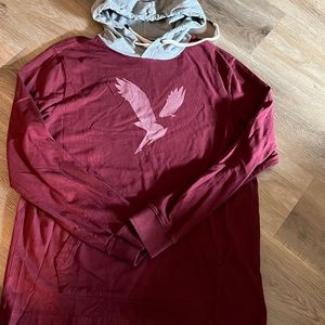 Used mens size small American eagle hoodies tshirt